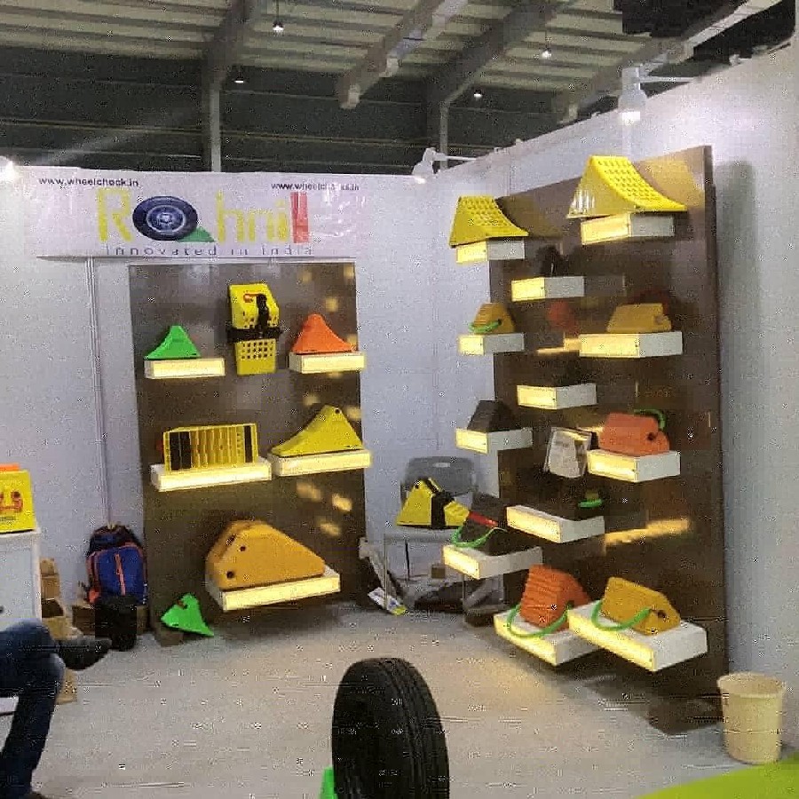 OSH Mumbai 28-29 November 2018 — Rohnil Wheel Chock display